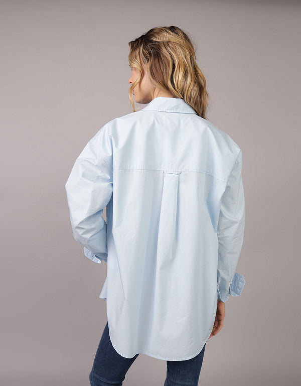 Blusa Oversized Mujer Ae - Azul