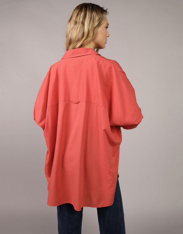 Camisa Manga Larga Mujer AE - Azul