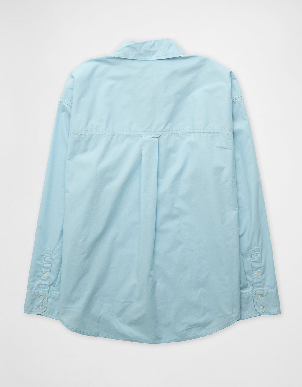 Camisa Clásica de Botones Corte Perfecto para Mujer - Azul 0355_6093_401_b