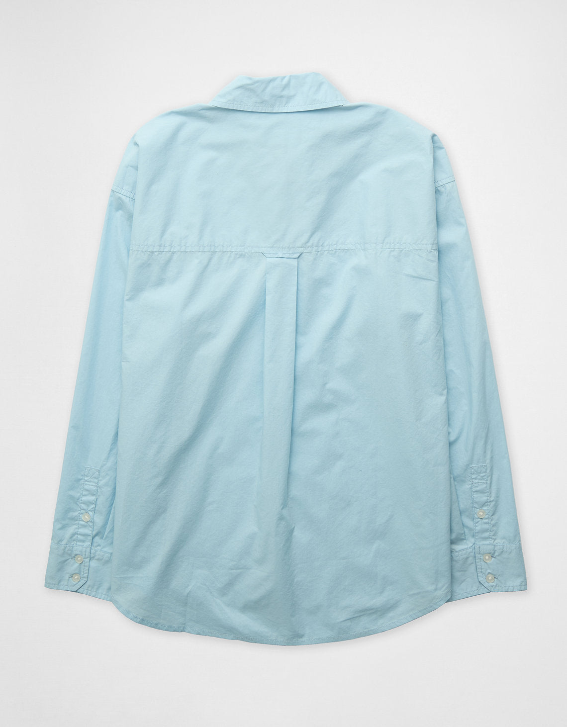 Camisa Clásica de Botones Corte Perfecto para Mujer - Azul 0355_6093_401_b