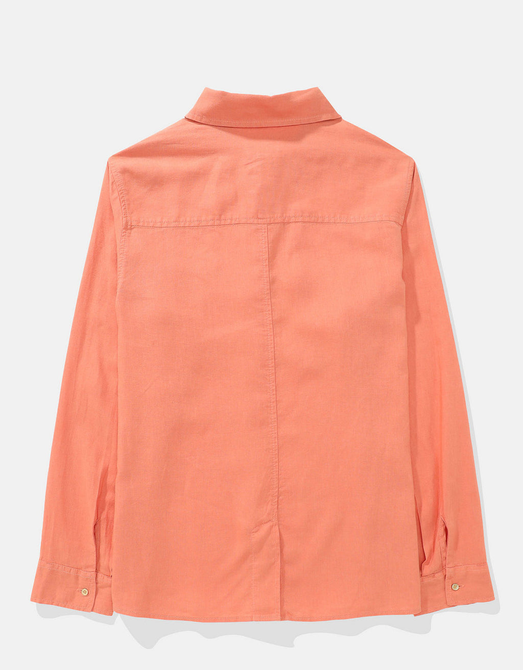 Camisa manga larga de botones de mujer AE - Naranja 0355_6127_800_b