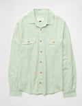 Camisa abotonada de mezcla de lino - Generico 0355_6829_313_f