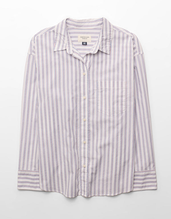Camisa de popelina con botones Ae - Blanco 0355_6897_100_f