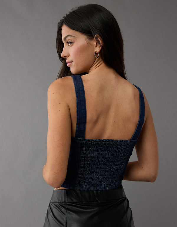 Top en Denim Mujer AE - Generico