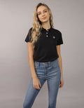 Camiseta Tipo Polo Clásica Ae - Negro 0364_9899_001_of