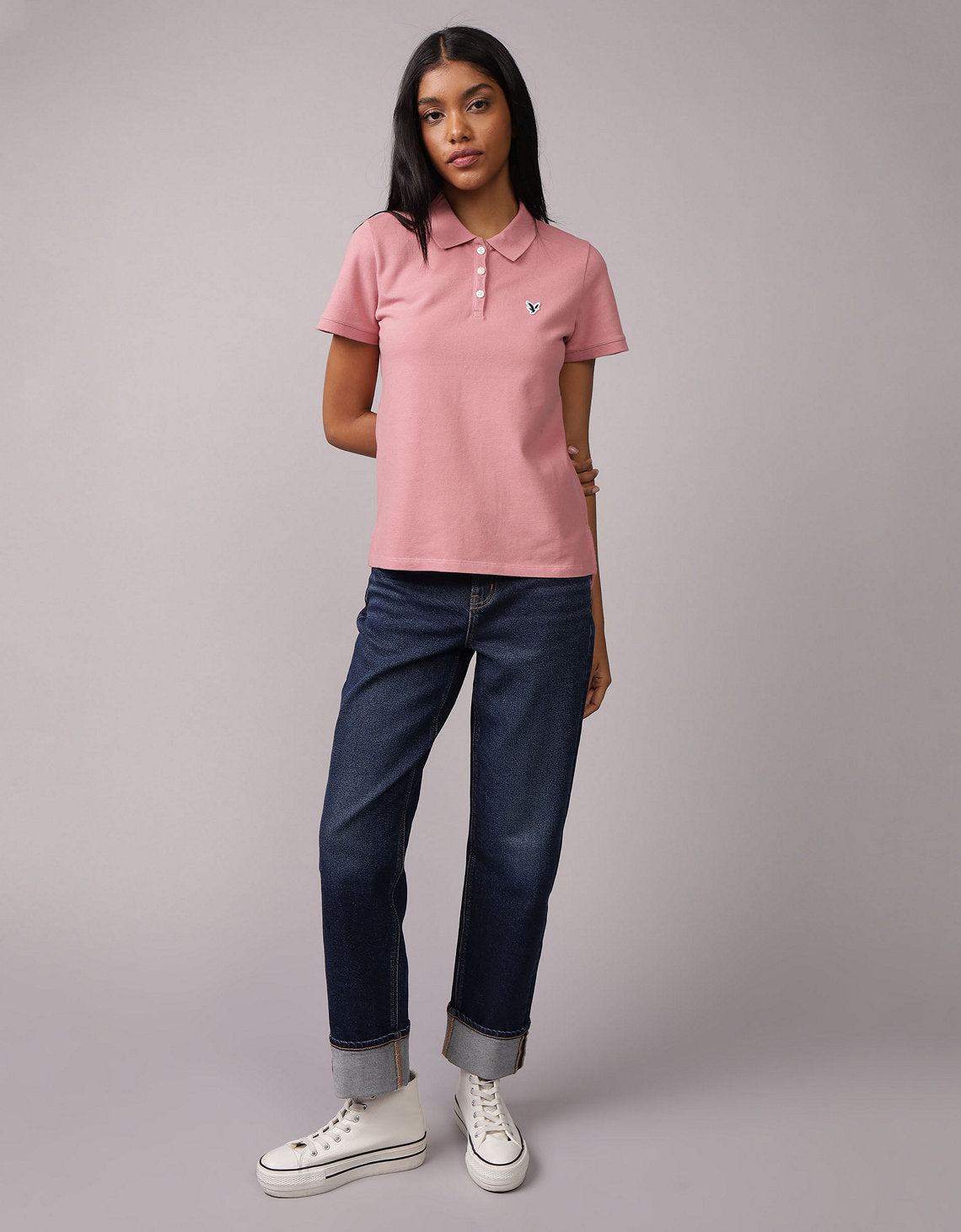 Camiseta Tipo Polo Clásica Ae - Generico 0364_9899_107_of