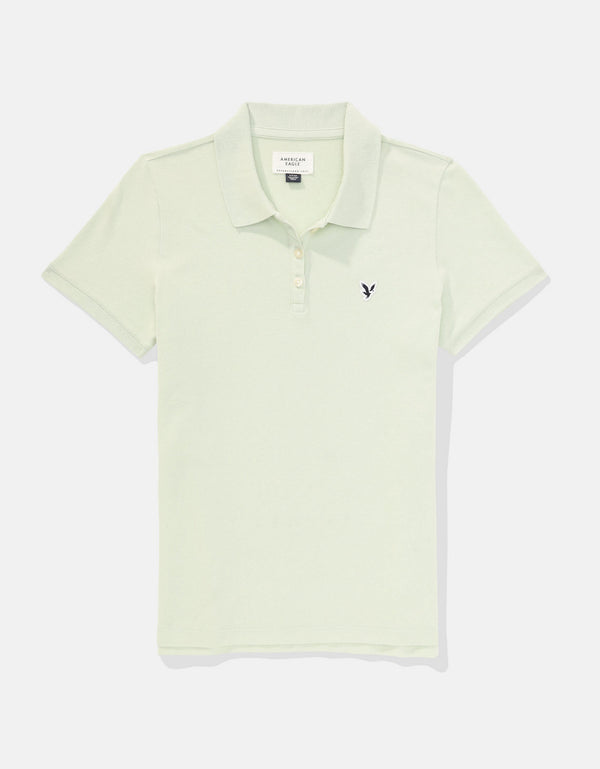 Camiseta Tipo Polo Clásica Ae - Verde