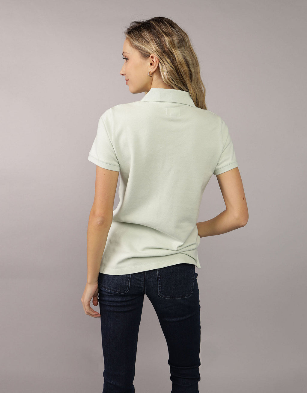 Camiseta Tipo Polo Clásica Ae - Verde 0364_9899_300_ob
