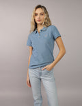 Camiseta Tipo Polo Clásica Ae - Azul 0364_9899_400_of