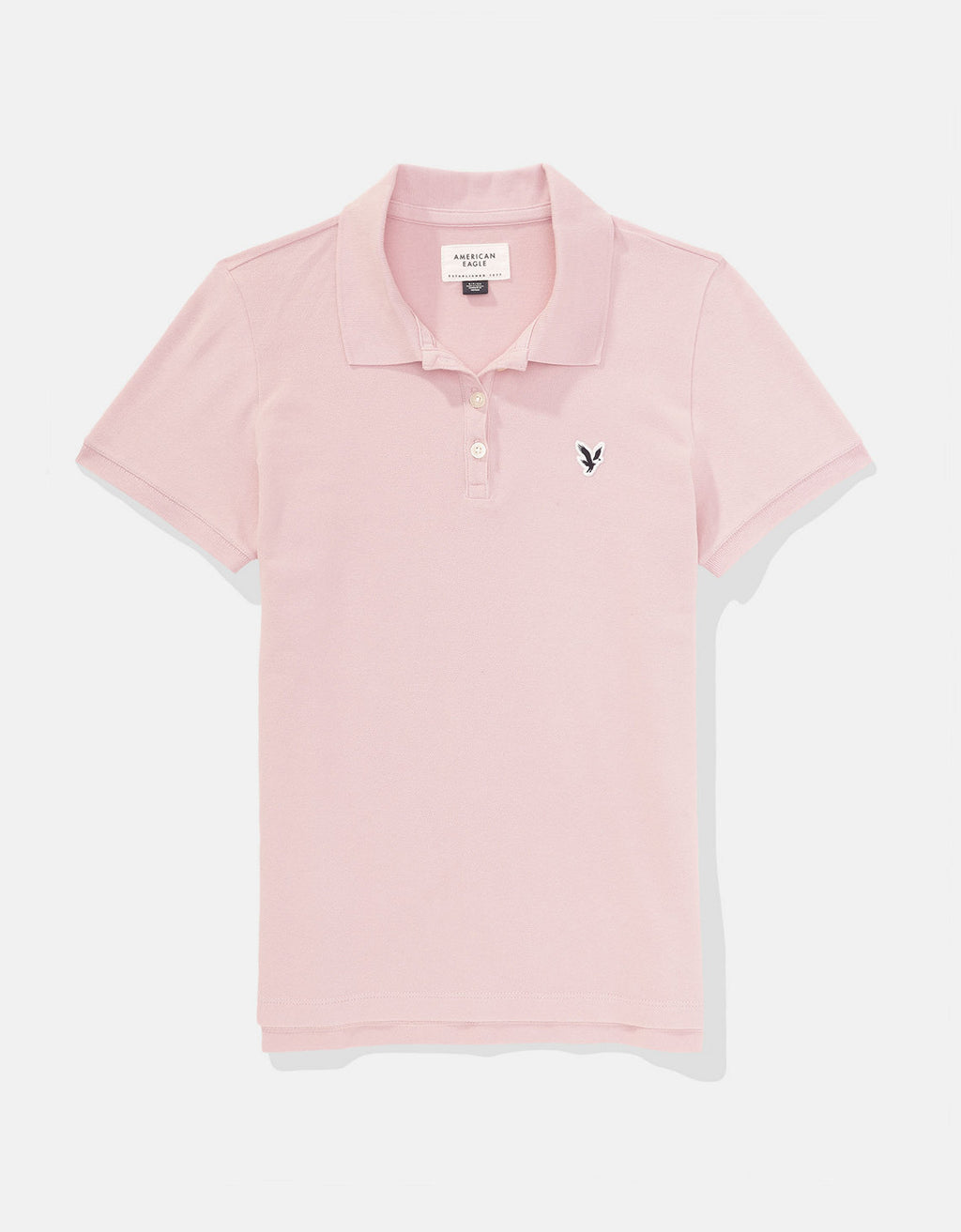 Camiseta Tipo Polo Clásica Ae - Rosa 0364_9899_615_f