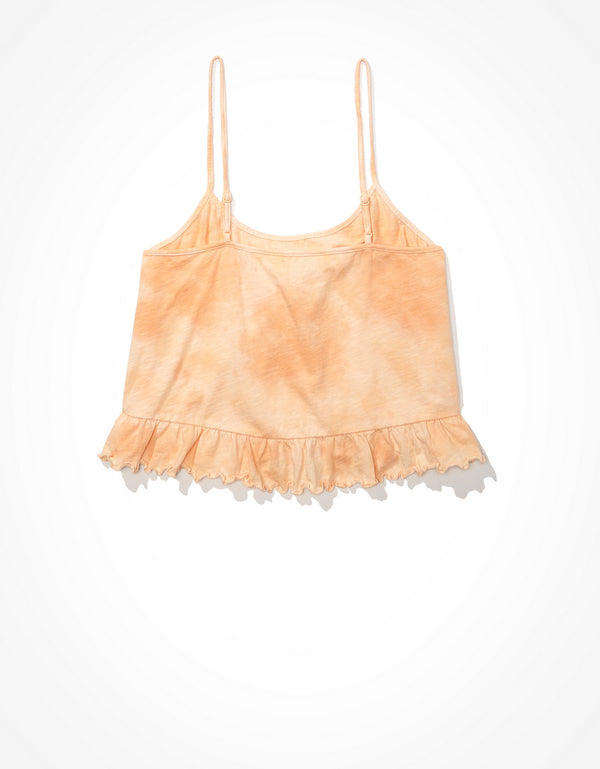 Camiseta Ae, cuello alto - Naranja
