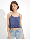 Camiseta Ae, cuello alto - Azul 0366_5312_410_of