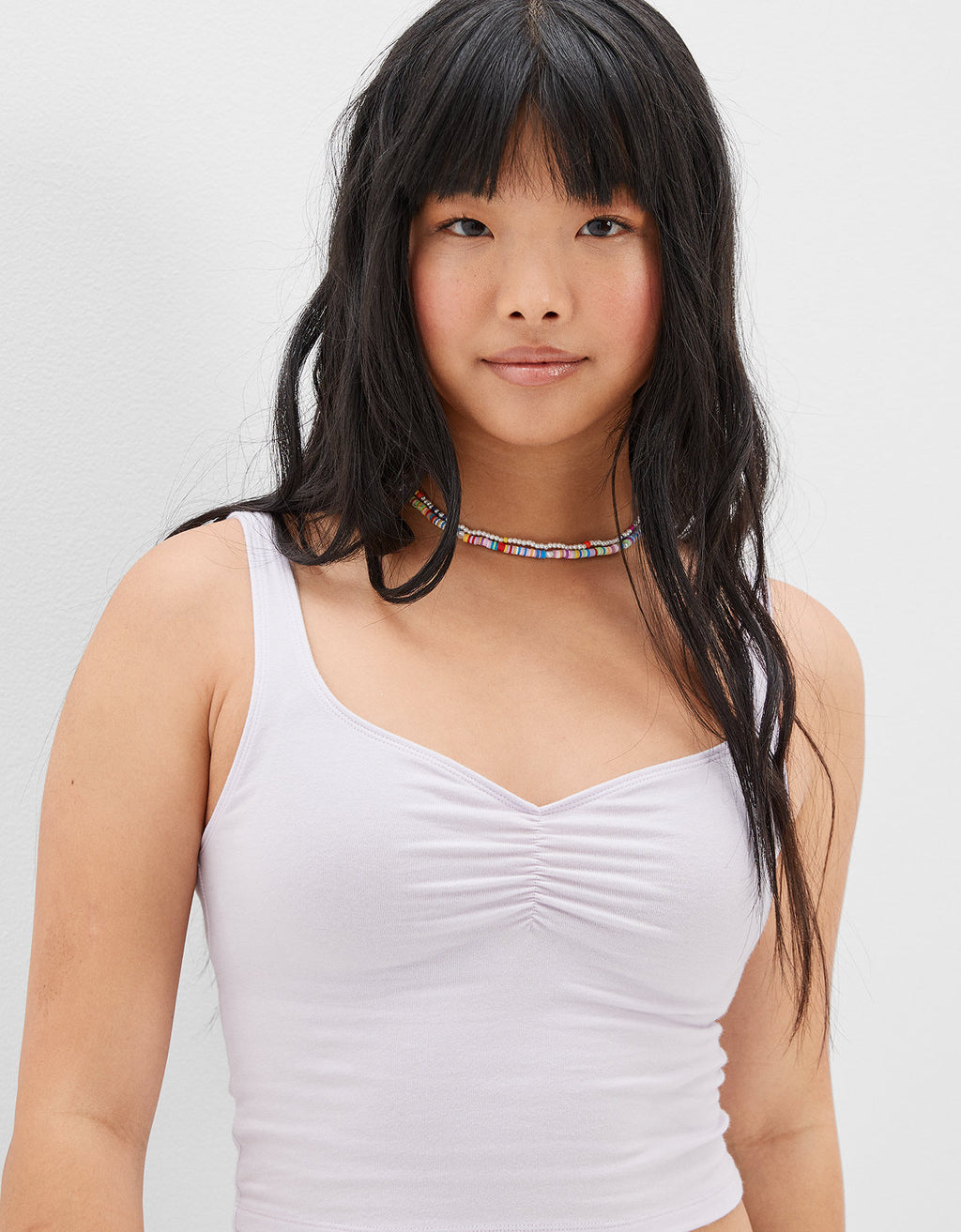 Tank top AE con cincha en el frente - Morado 0366_5417_500_os