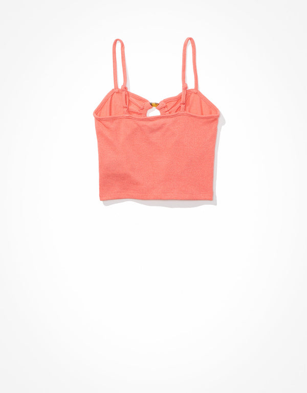 Camiseta Ring Keyhole - Naranja