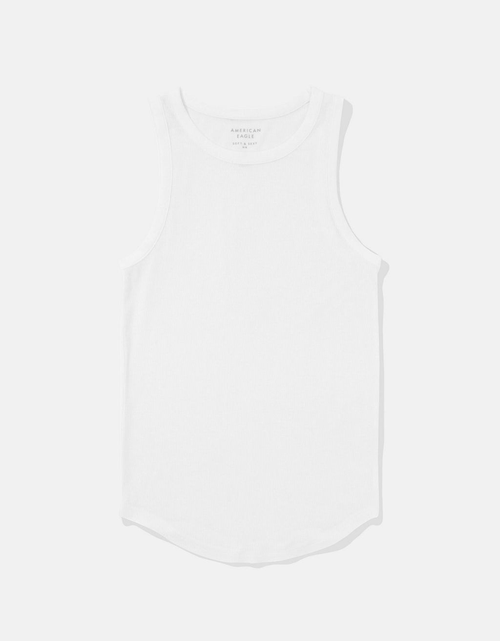Blusa AE cuello redondo sin mangas para mujer - Blanco 0366_5718_100_f