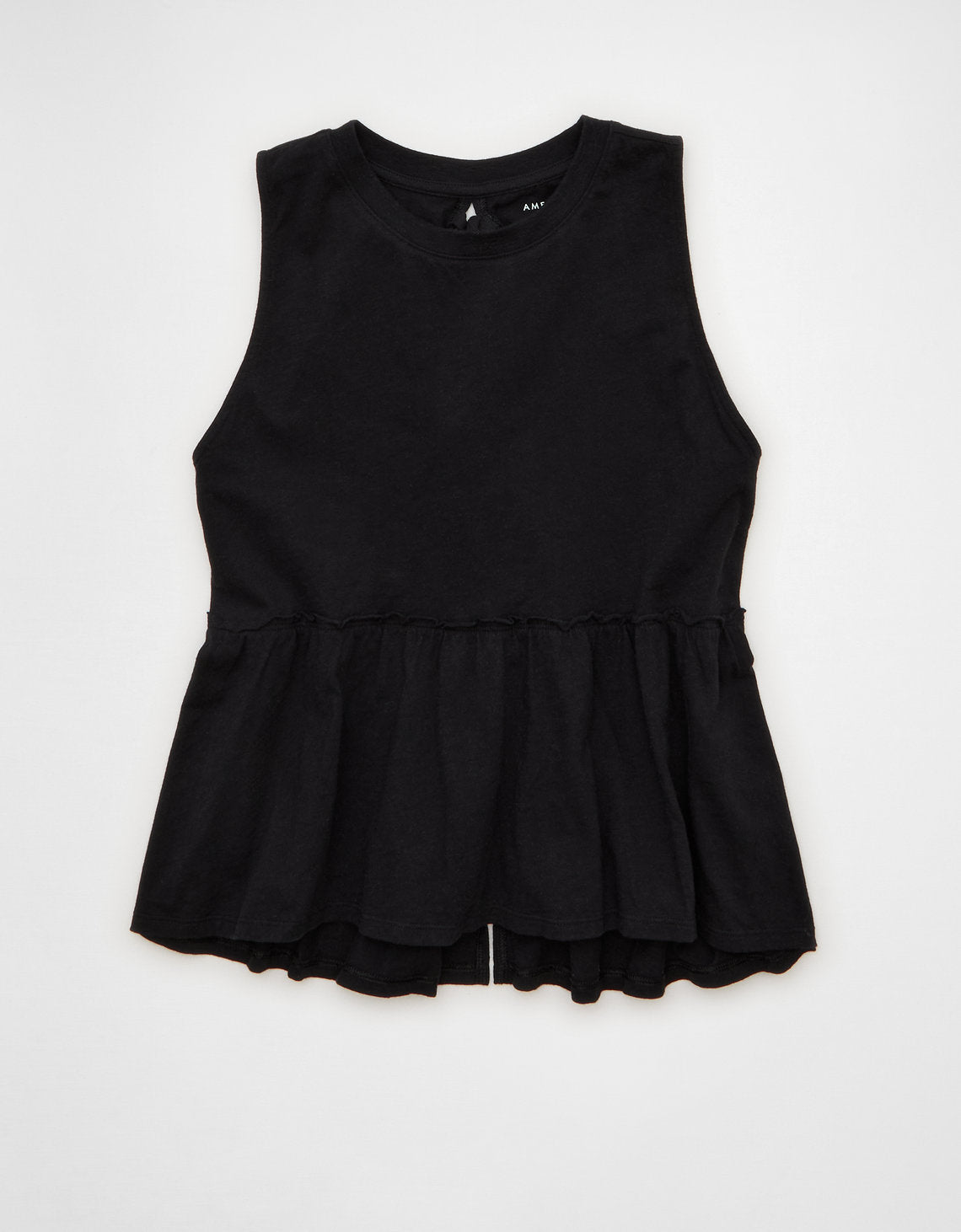 Top de tirantes estilo babydoll con lazo en la espalda Ae Sunchaser - Negro 0366_6448_073_f