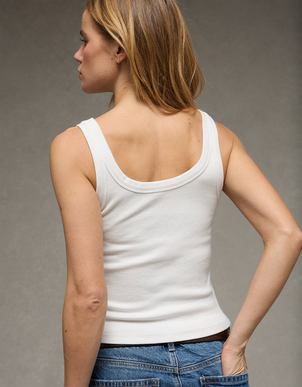 Tank top Daily Fave Ae - Blanco 0366_6514_115_ob