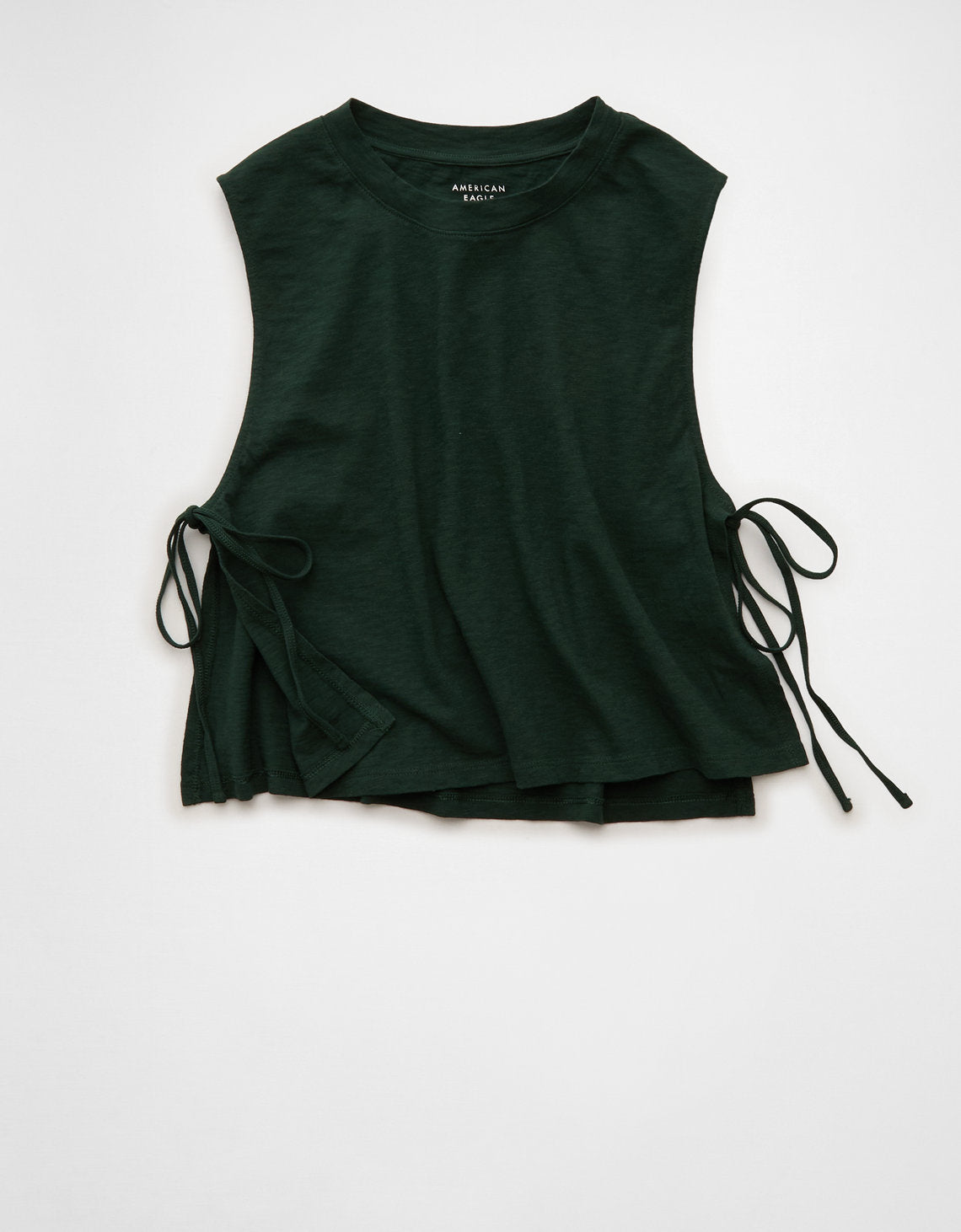 Camiseta sin mangas con lazo lateral Ae Sunchaser. - Verde 0366_6585_788_f