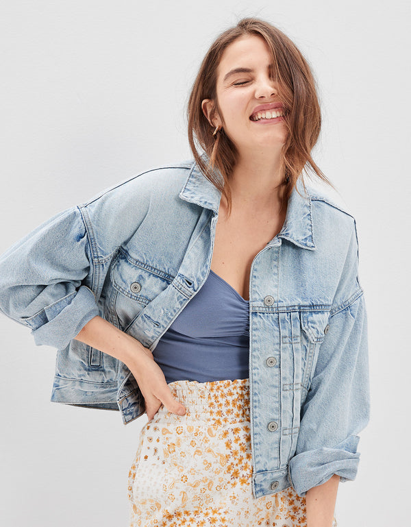 Chaqueta corta AE de denim - Generico