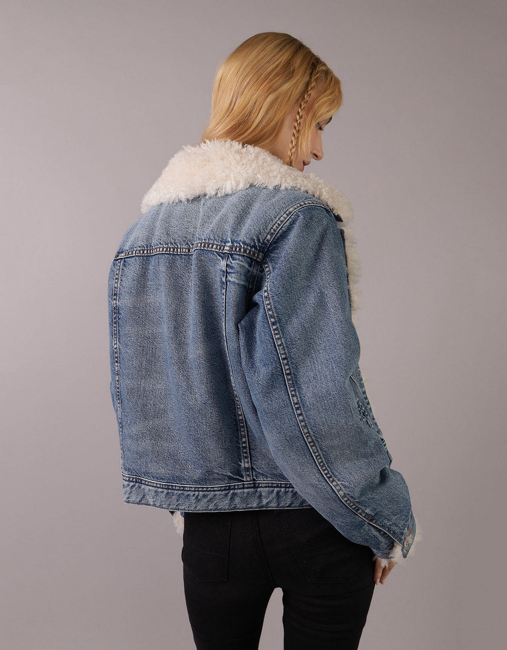 Chaqueta en Denim de Sherpa Ae - Generico 0381_3587_936_ob
