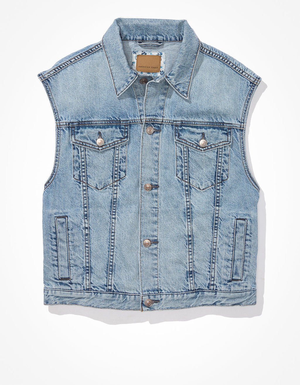 Chaleco AE clásico en denim - Generico 0383_3380_915_f