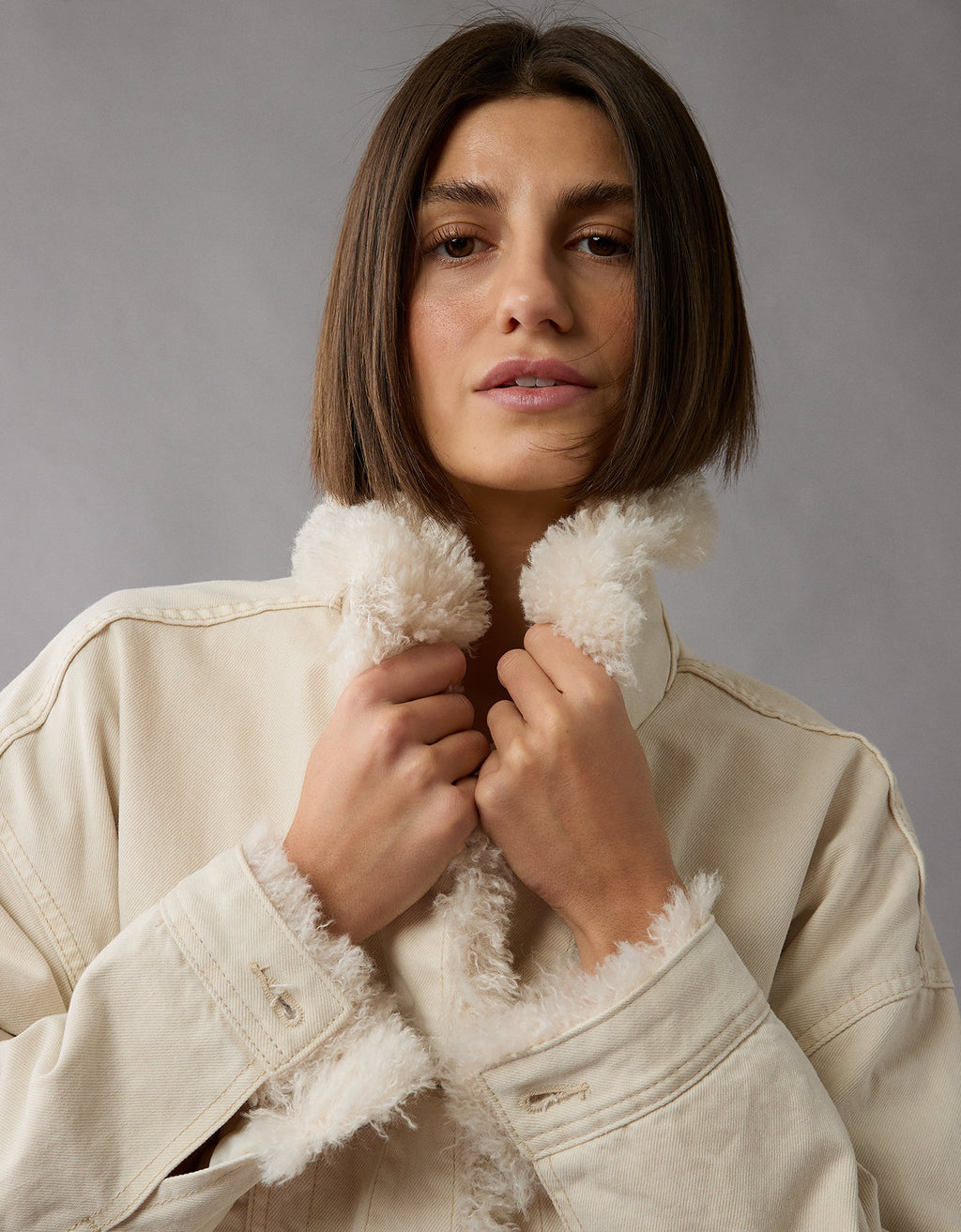 Chaqueta en denim de mujer AE - Generico 0383_3591_106_d2
