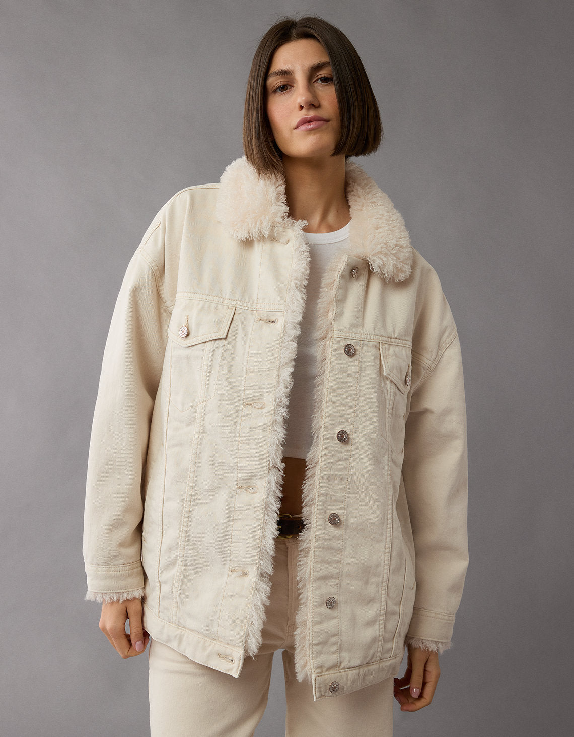 Chaqueta en denim de mujer AE - Generico 0383_3591_106_d3