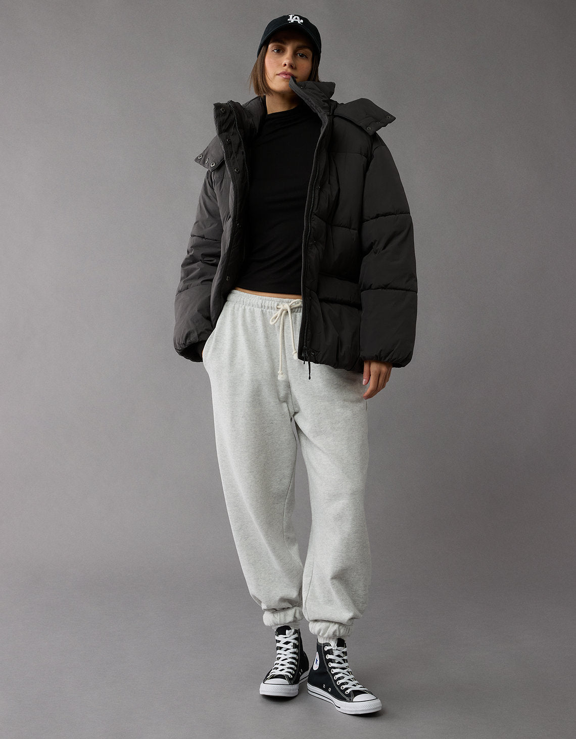 Parka con capucha Mujer AE - Generico 0387_3585_050_os