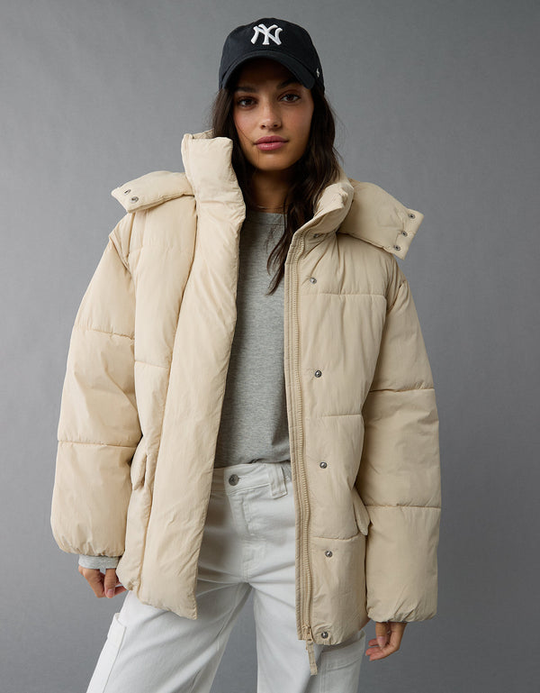 Parka con capucha Mujer AE - Generico