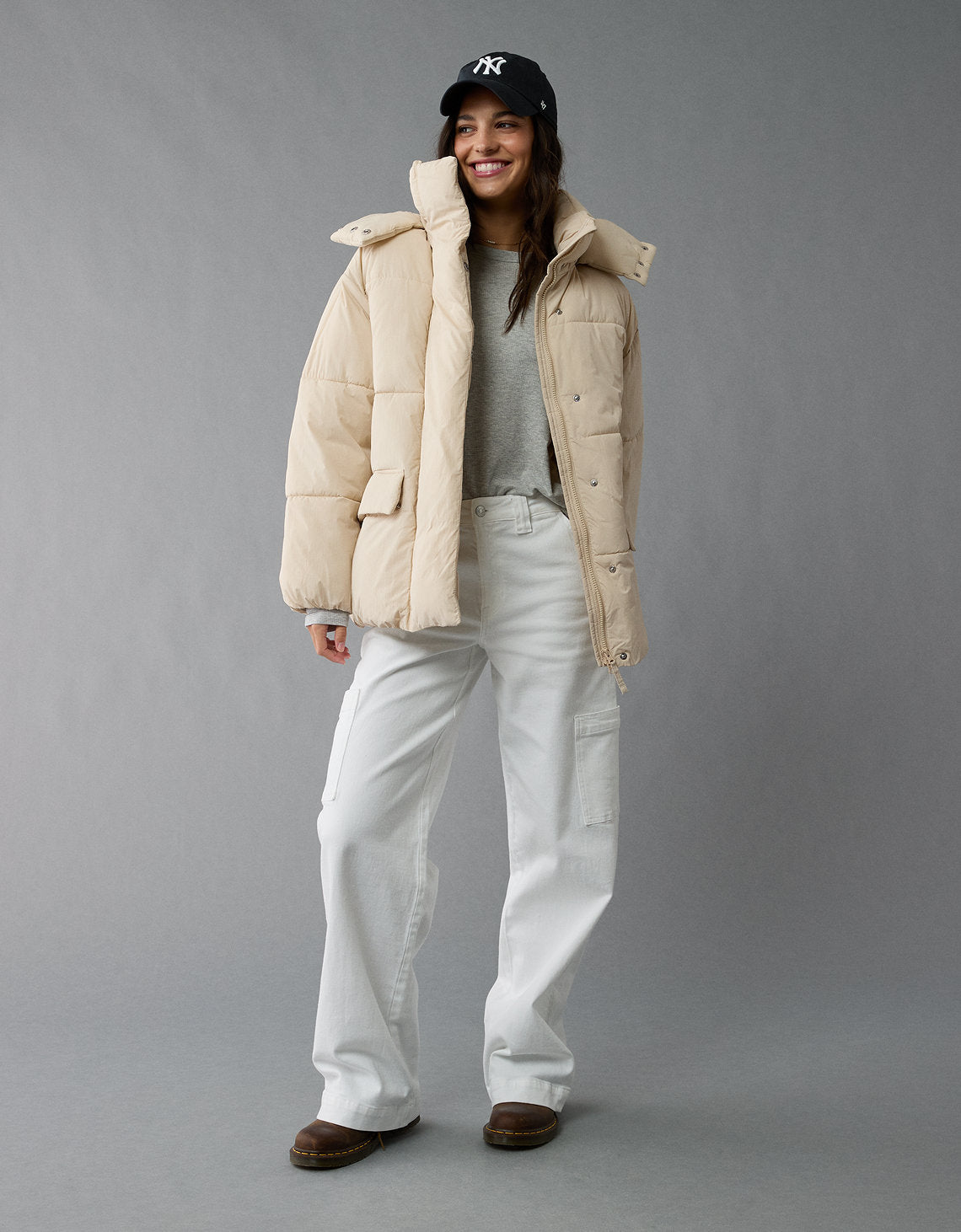 Parka con capucha Mujer AE - Generico 0387_3585_237_os