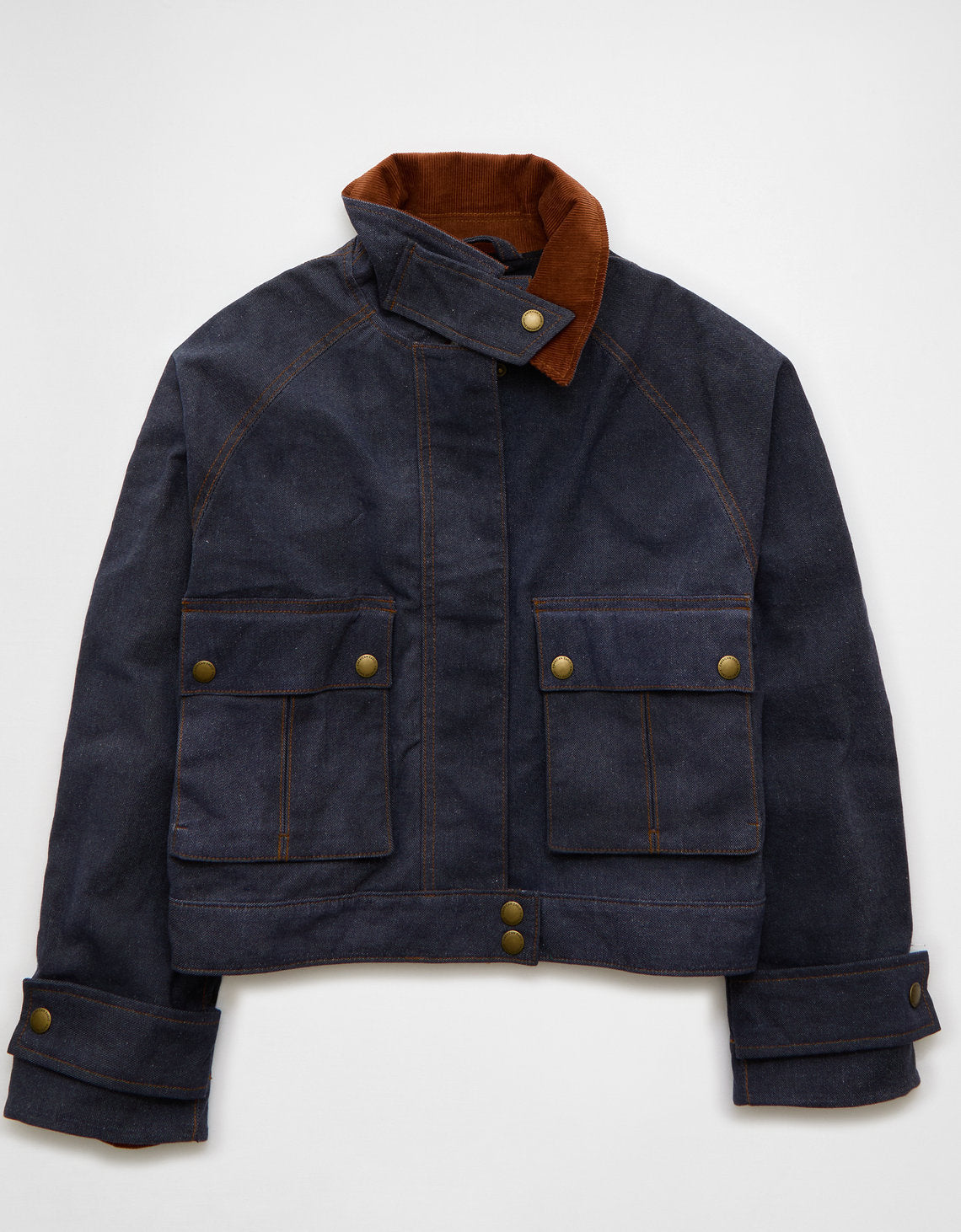 Chaqueta Utility Cropped Ae - Azul 0387_3753_540_f