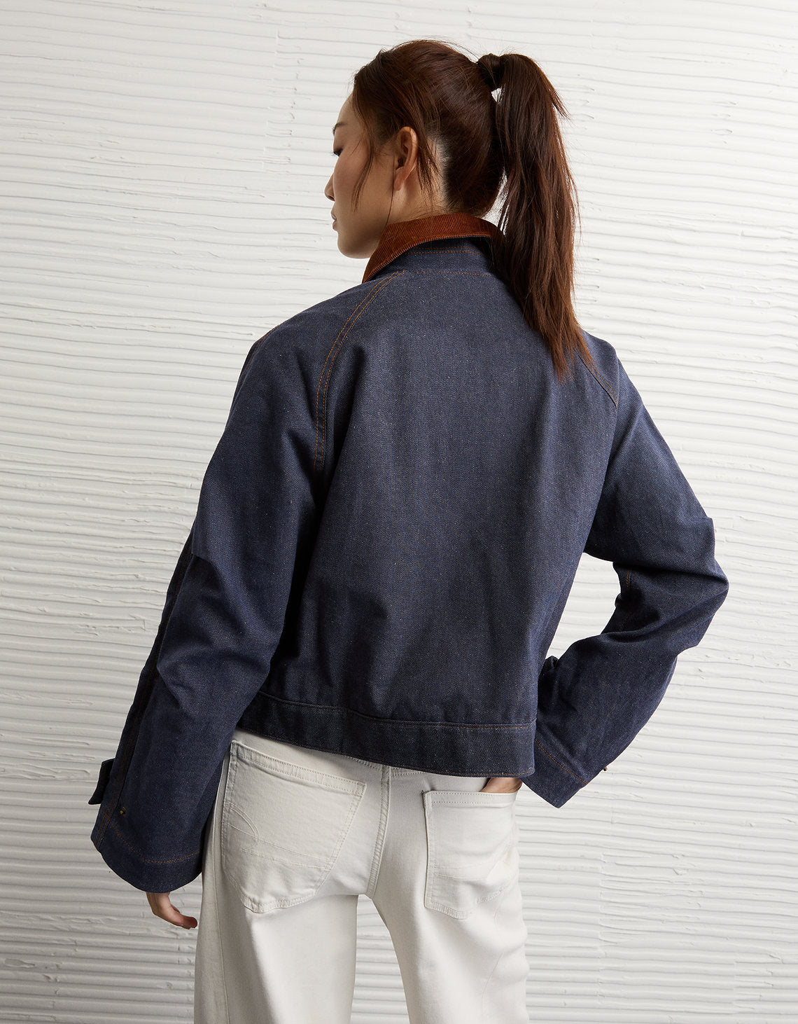 Chaqueta Utility Cropped Ae - Azul 0387_3753_540_ob