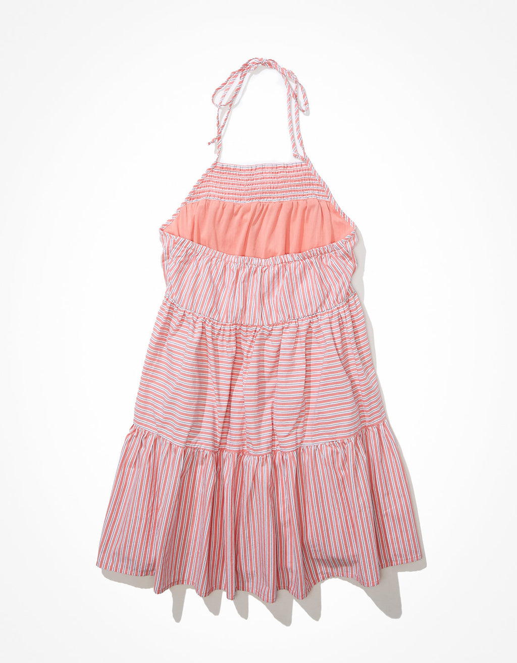 Vestido Mini AE con cuello alto tipo halter en popelina - Generico 0395_6556_211_b
