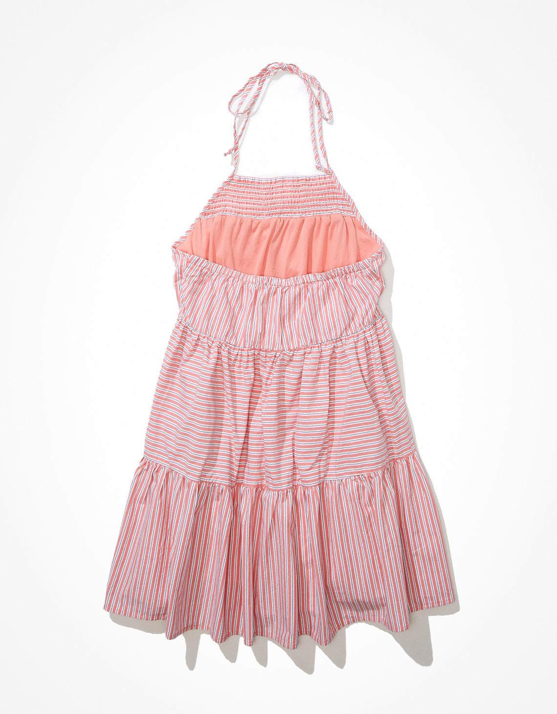 Vestido Mini AE con cuello alto tipo halter en popelina - Generico 0395_6556_211_b