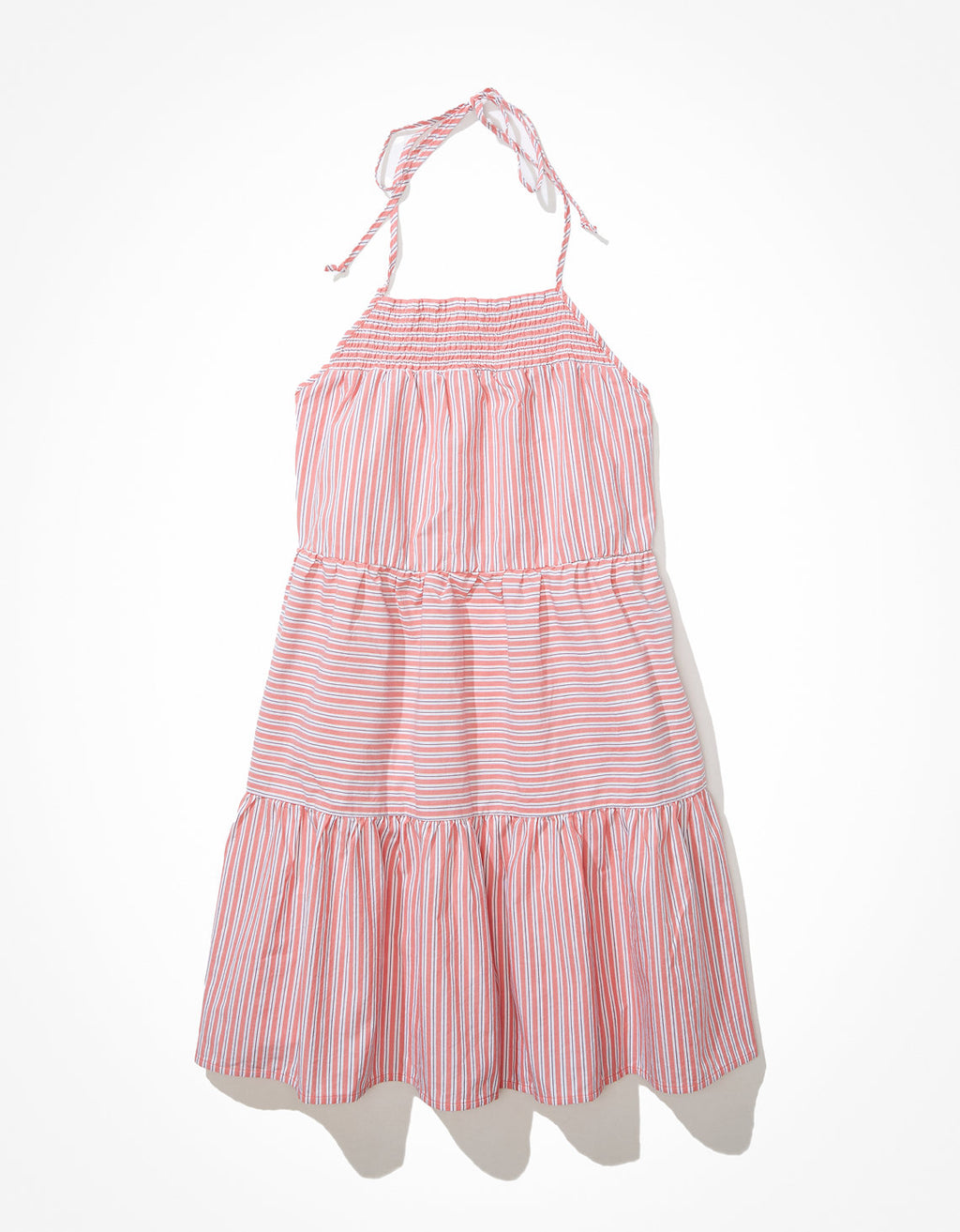 Vestido Mini AE con cuello alto tipo halter en popelina - Generico 0395_6556_211_f