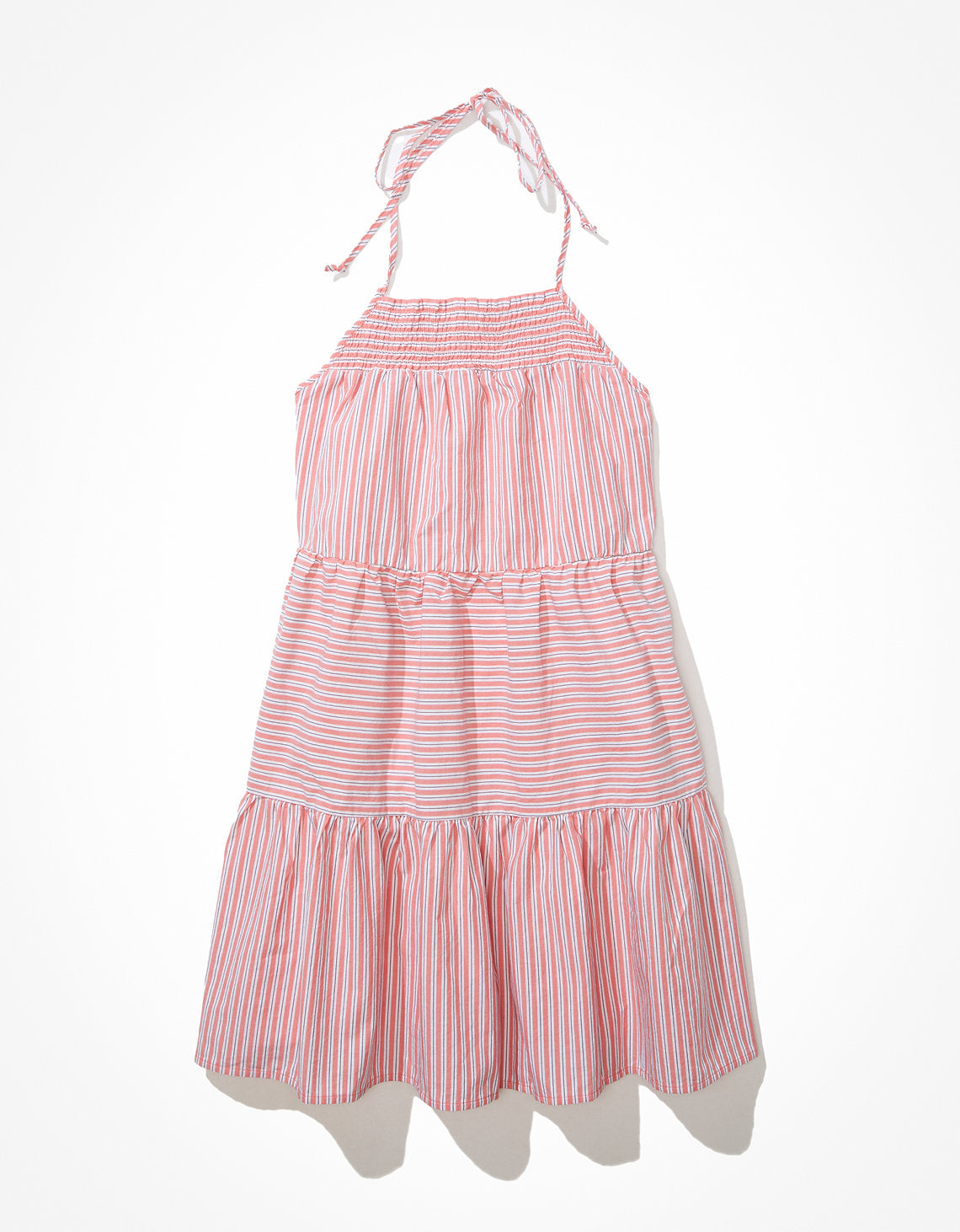 Vestido Mini AE con cuello alto tipo halter en popelina - Generico 0395_6556_211_f