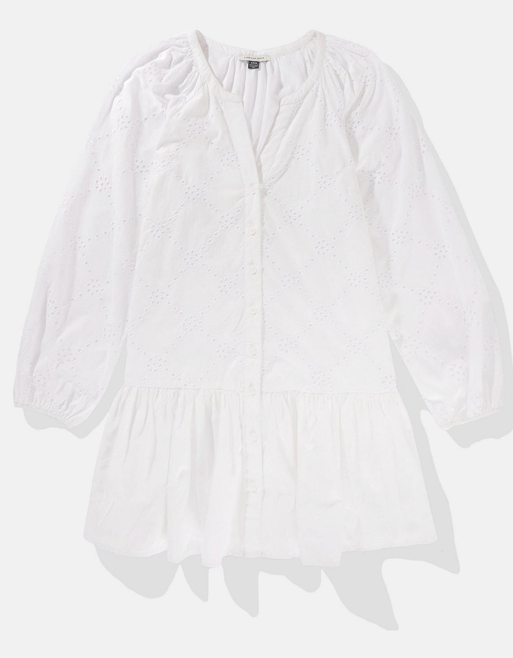 Vestido tipo Camisa Mujer AE - Blanco 0395_7841_100_f