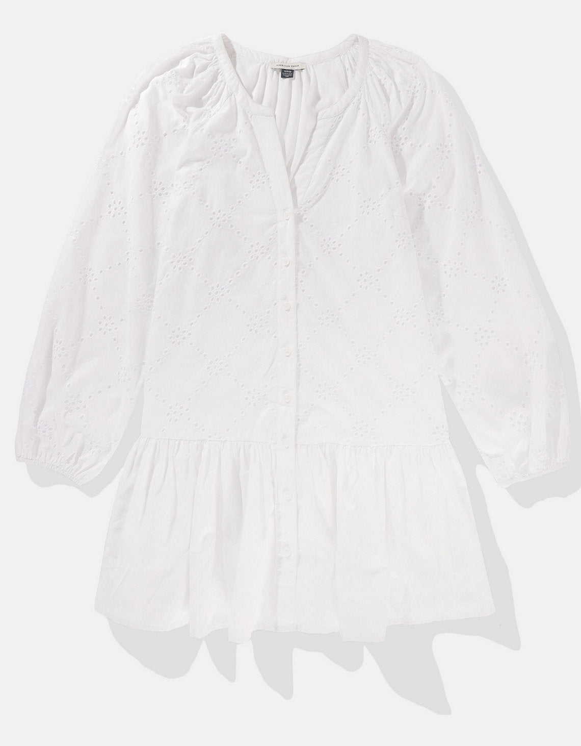 Vestido tipo Camisa Mujer AE - Blanco 0395_7841_100_f