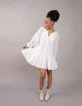 Vestido tipo Camisa Mujer AE - Blanco 0395_7841_100_of