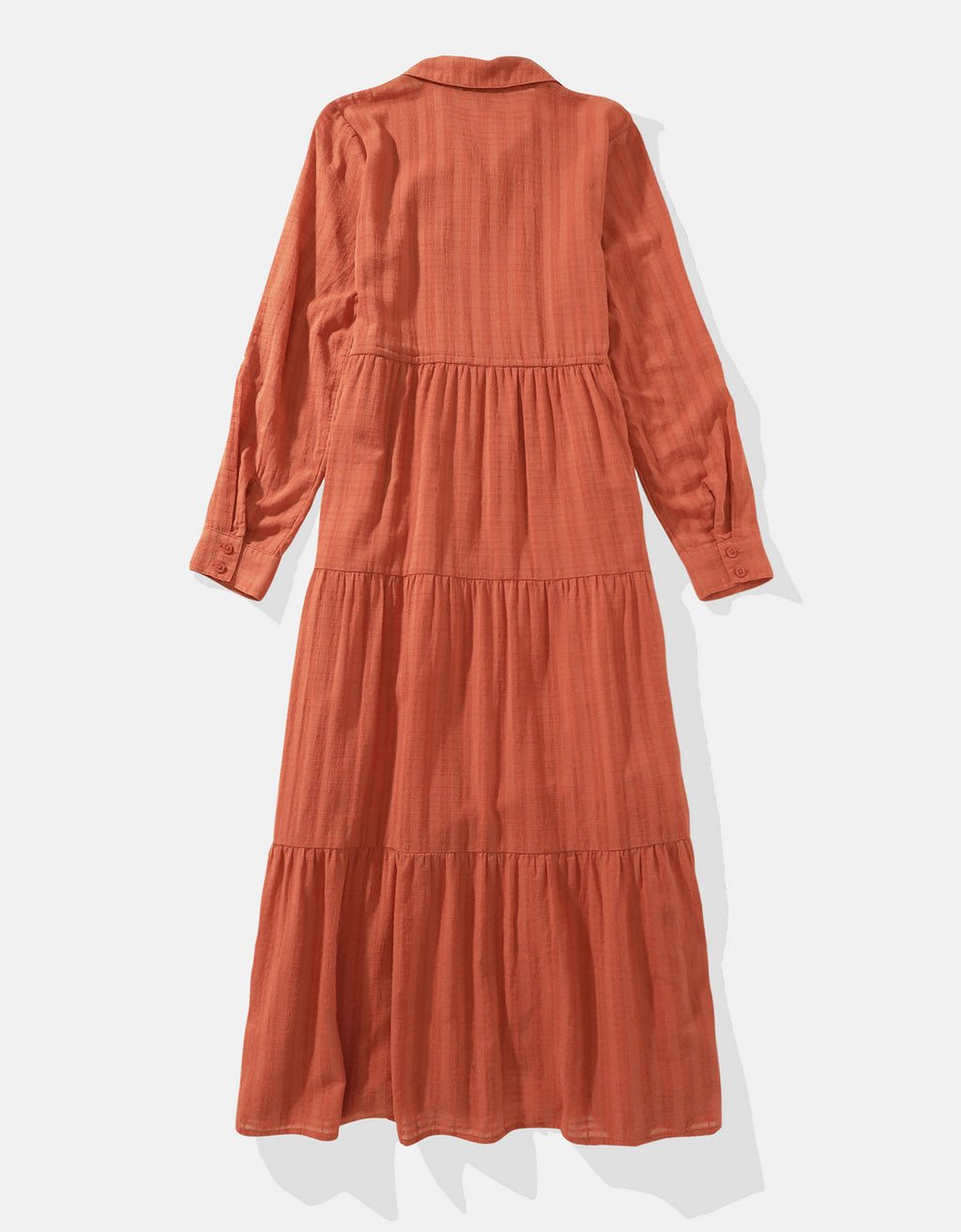 Vestido tipo Camisa manga larga de Mujer AE - Café 0395_7949_026_b
