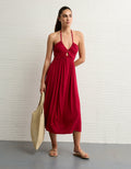 Vestido Halter Midi Ae - Morado 0395_8651_669_of