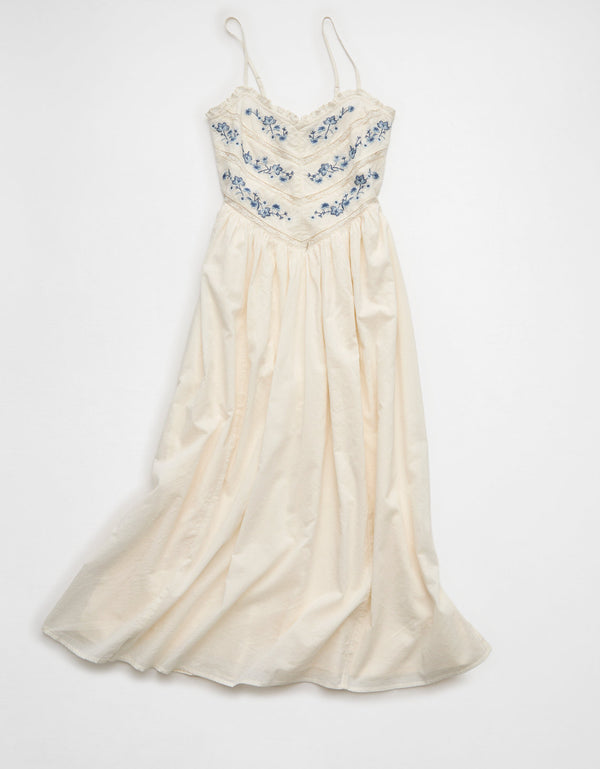 Vestido Midi con Encaje Ae Bella - Generico