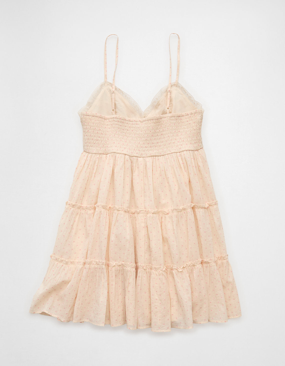 Vestido mini de muñeca con volantes y cuello en V - Generico 0395_9075_207_b
