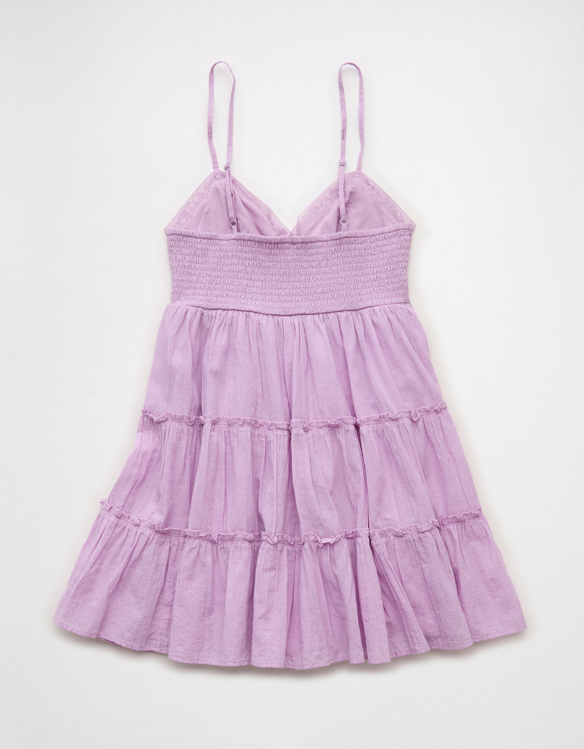 Vestido mini de muñeca con volantes y cuello en V - Generico 0395_9075_530_b