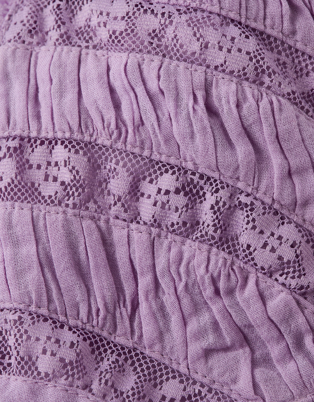 Vestido mini de muñeca con volantes y cuello en V - Generico 0395_9075_530_d1