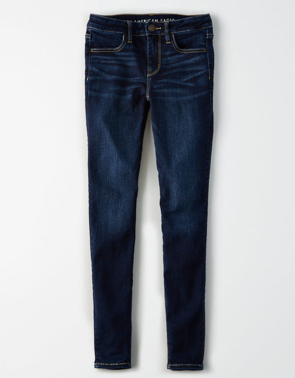 Jegging AE Ne(x)t Level de tiro bajo - Azul