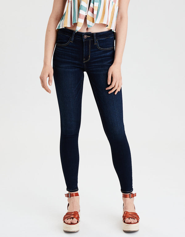Jegging AE Ne(x)t Level de tiro bajo - Azul