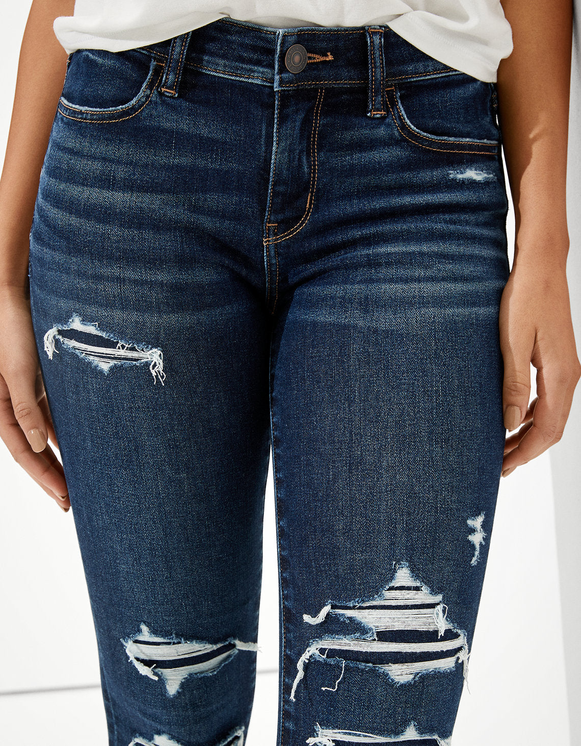 Jegging parcheado de tiro bajo Ae Ne(x)t Level - Generico 0431_3297_567_d2