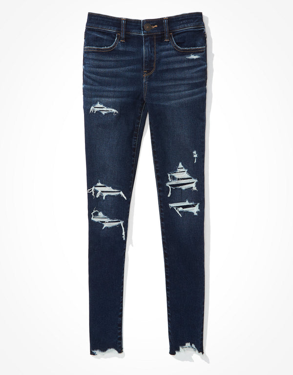 Jegging parcheado de tiro bajo Ae Ne(x)t Level - Generico