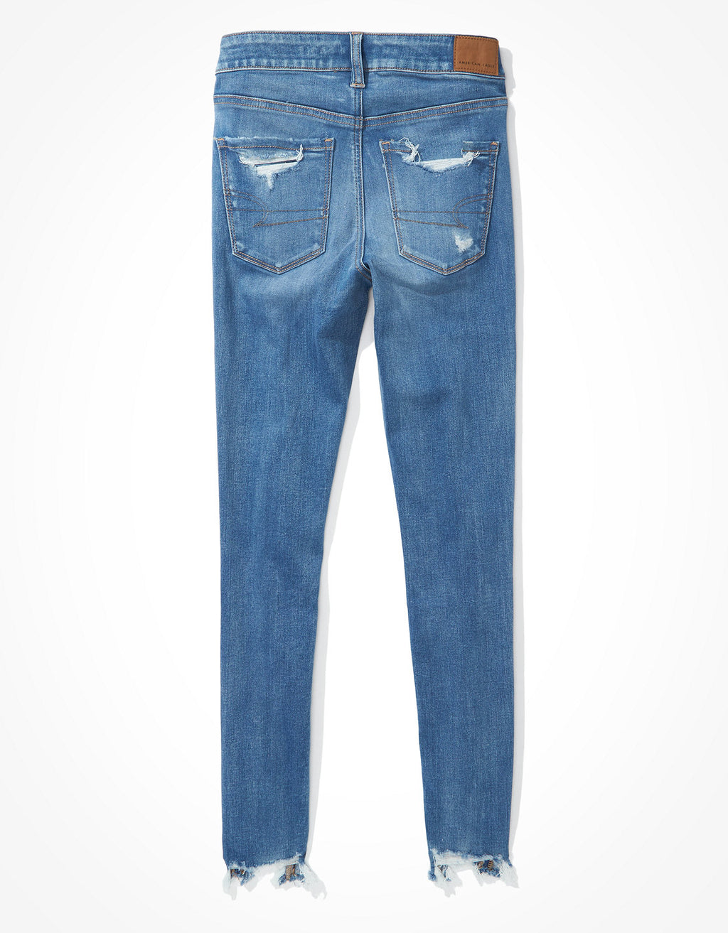 Jegging AE Ne(x)t Level con rotos de tiro bajo - Azul 0431_3613_939_b